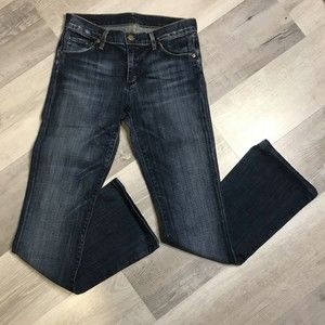 Citizens of Humanity Low Rise Bootcut sz 26 Dark Wash Jeans Y2K